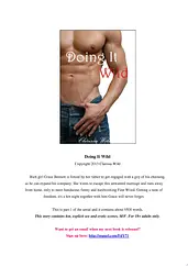 Doing It Wild (New Adult Erotic Romance) cover image