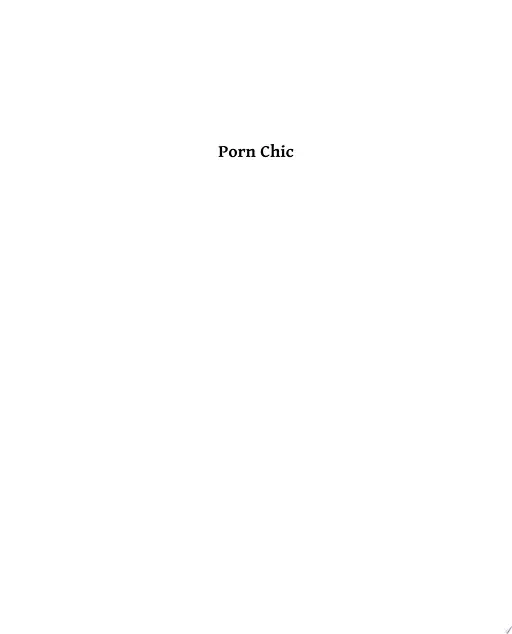 Cover image of Porn Chic