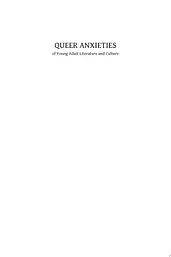 Queer Anxieties of Young Adult Literature and Culture cover image