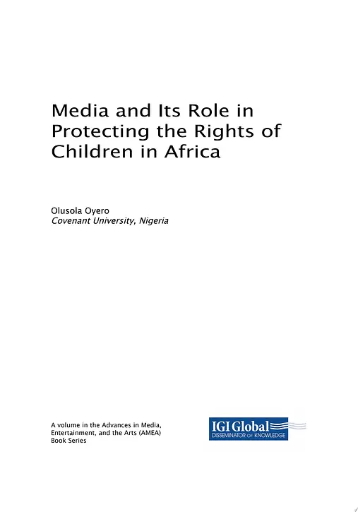 Cover image of Media and Its Role in Protecting the Rights of Children in Africa