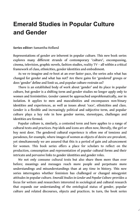 Cover image of Gendered Domestic Violence and Abuse in Popular Culture