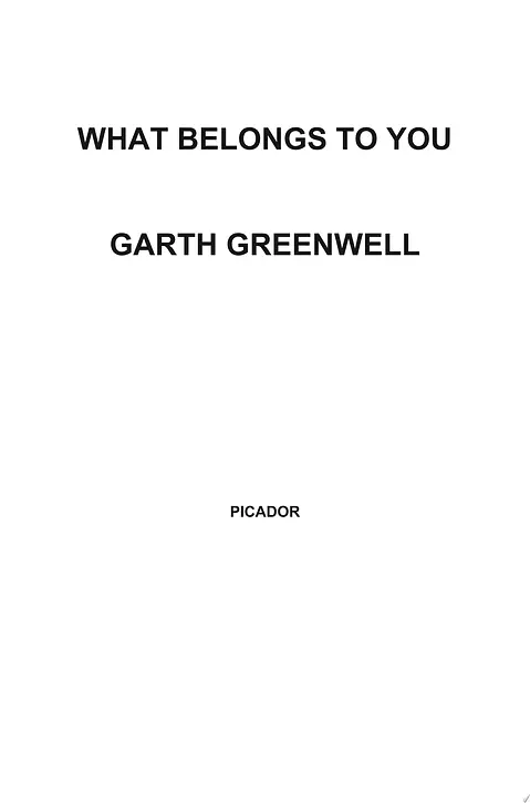 Cover image of What Belongs to You