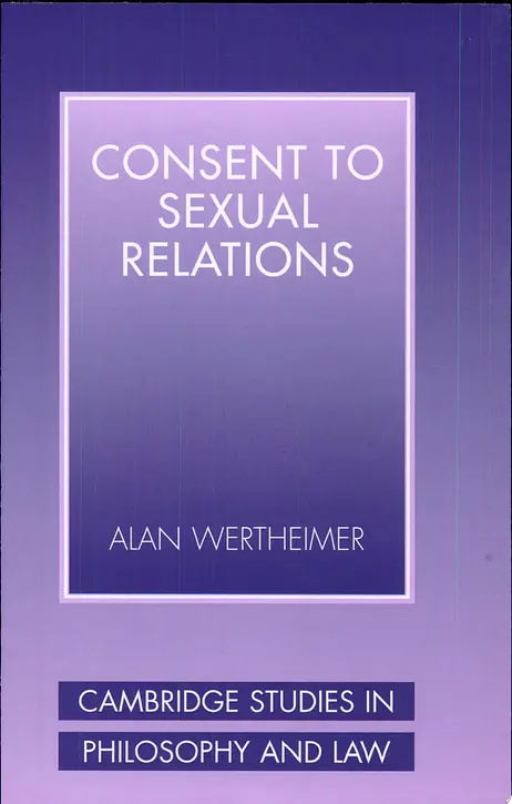 Cover image of Consent to Sexual Relations