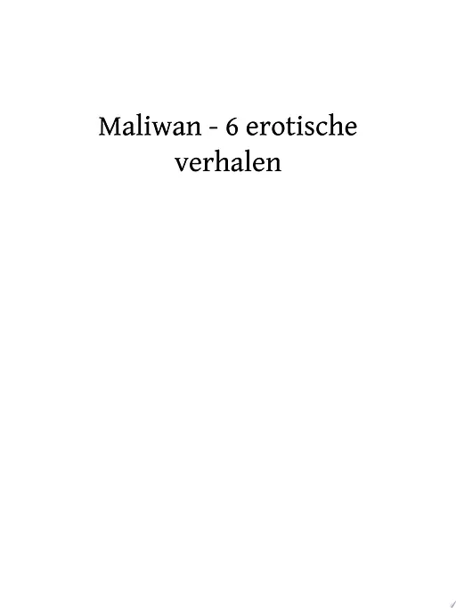 Cover image of Maliwan - 6 erotische verhalen